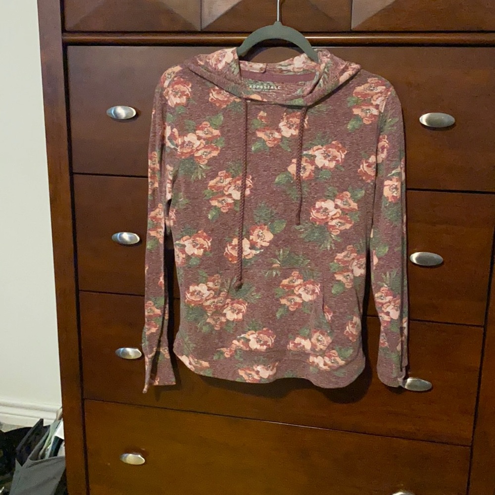 Aeropastal floral hoodie
